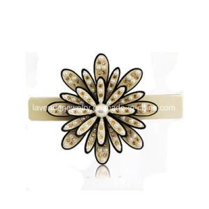 Big Flowers Hair Ornaments with Pearls Hair Clips for Female