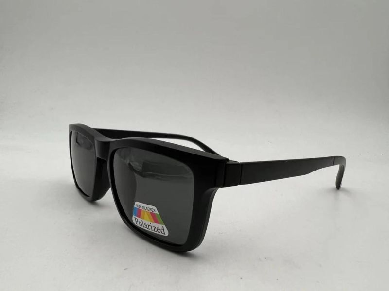 Rectangle Magnetic Snap-on Polarized Lens Sunglasses Sets