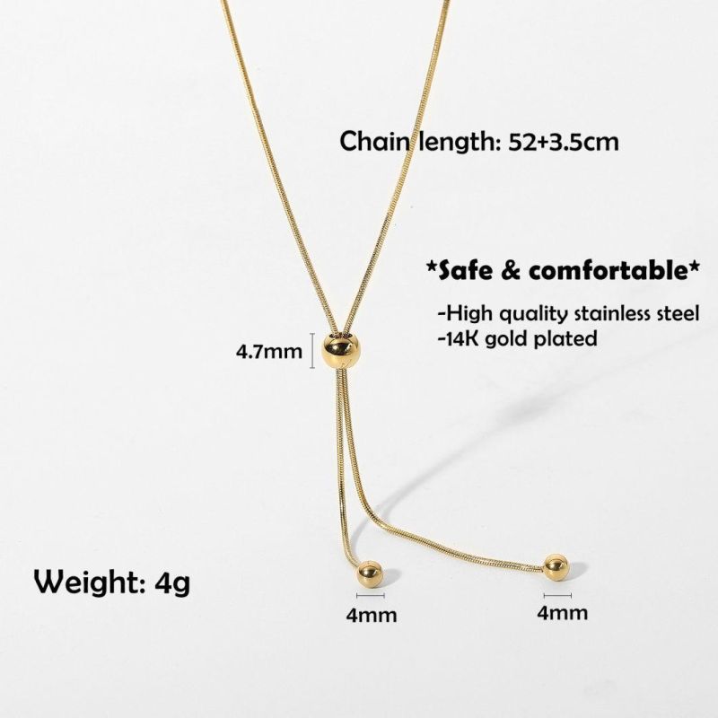 Gold Necklace Trendy Necklaces Chain Necklace Dainty Choker Necklace for Women Aesthetic Stainless Steel Gold Jewelry for Women