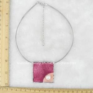 Fashion Necklace for Women Rhodium Plated Jewelry Accessory