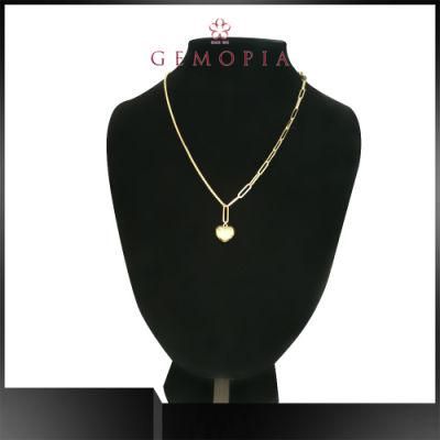 Handmade Long Multilayer Necklaces Pendants Fashion Charm Gold Plated Choker Necklace for Women