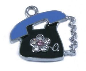 Cute Telephone New Design Crystal Pendant