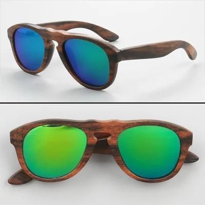 Wood Wooden Sunglasses with Mirror Lens New Top Wooden Eyeglasses
