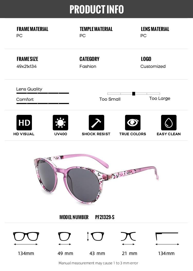 2022 Fashion Cheap Wholesale Custom Promotion Sunglasses Plastic Glasses
