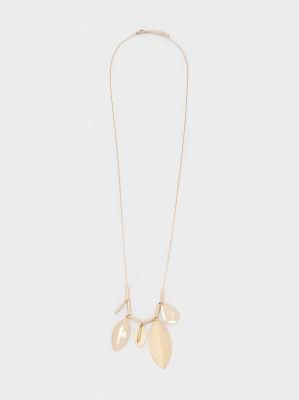 Wholesale Women Jewelry Elegant Necklace with Leaf Pendants