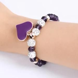Elastic Heart Bracelets for Women Handmade