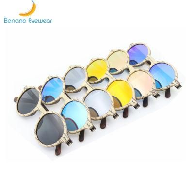 Ready to Ship Classic White Ice Wood Unisex Wooden Polarized Sunglasses