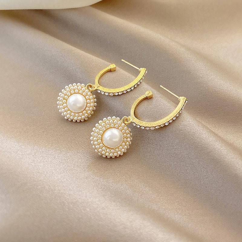Fashion Niche Design Round Geometry Earring Jewelry