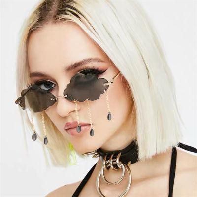 New Cloud Drops Cross Border Sunglasses for Men and Women Party Wacky Sunglasses with Pendant Glasses