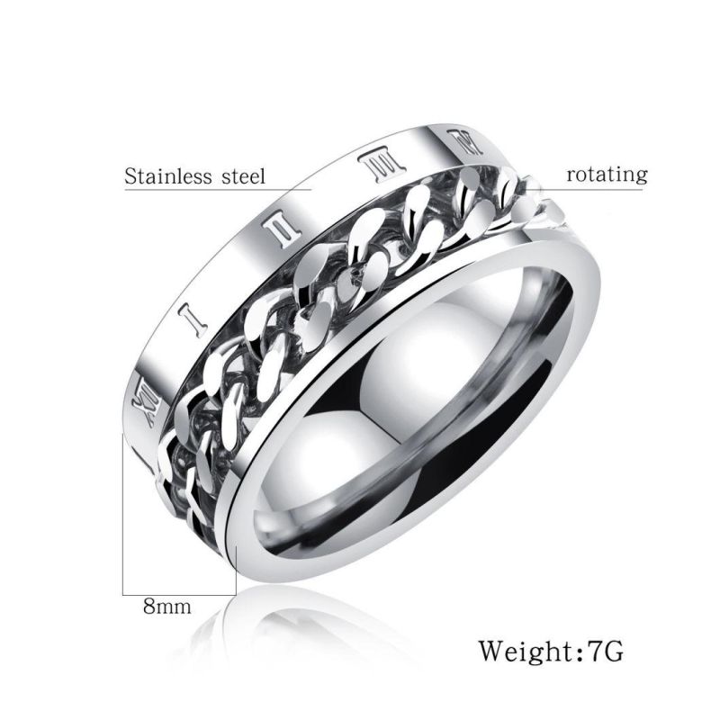 Stainless Steel Jewelry Mens Latest Ring