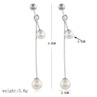 Fashion Jewellery New Design Pearl Earring in Brass Fashion Jewelry Pendant Earrings Fashionable Design Earring (18)