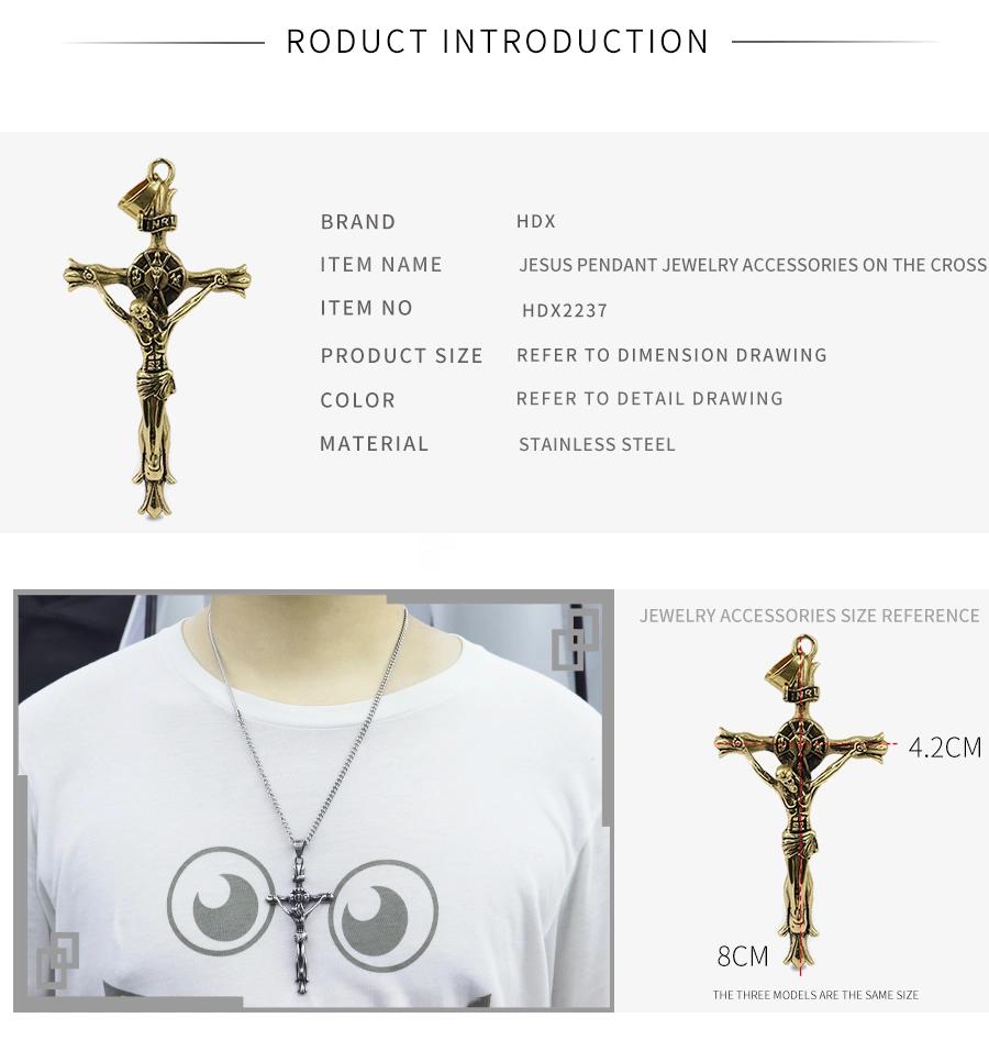 Christian Jewish Religious Believer Jesus Cross Pendant Necklace