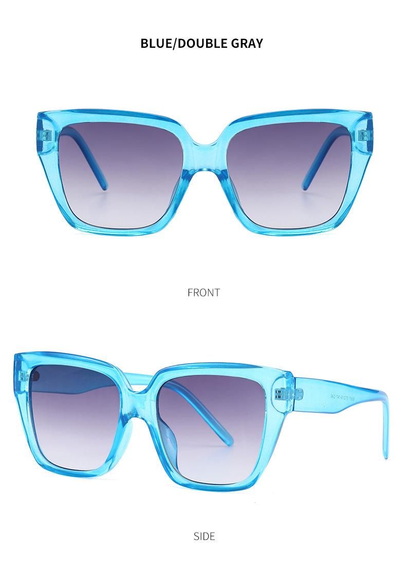 Women Lady Hot Selling Wholesale Sun Glasses Colorful Cat Eye Retro Shades Frame Trendy Fashion Sunglasses