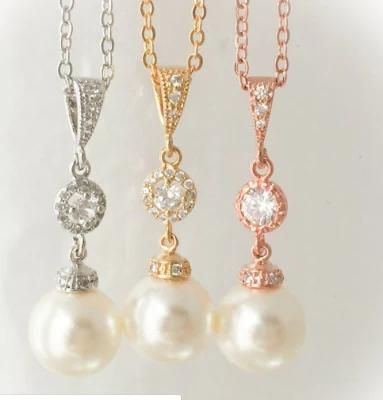 Pearl Jewelry Set, Wedding Necklace Jewelry Set, Bridal Necklace Jewelry Set, Bridesmaide Jewelry Set