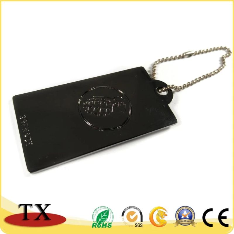 Well Selling Metal Pendant Dog Tag with Short Ball Chain