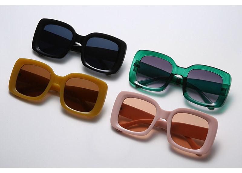 Women Sun Shades Eyewear 2021 Fashion Multicolor Oversize Sunglasses