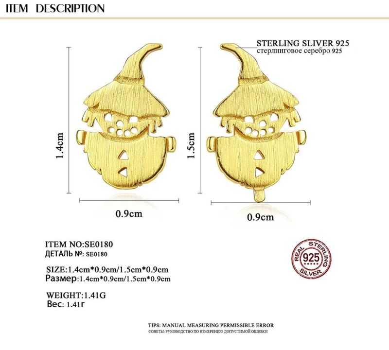 Christmas Ornament Female Contracted Snow Man Earpiece