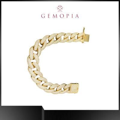 Hip Hop Jewelry Silver Men Jewelry Bracelet