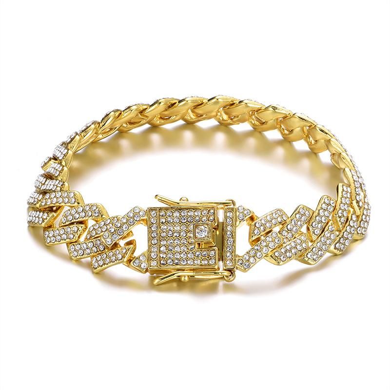 Simple Chain Jewelry Delicate Zircon Copper Charm Bracelet