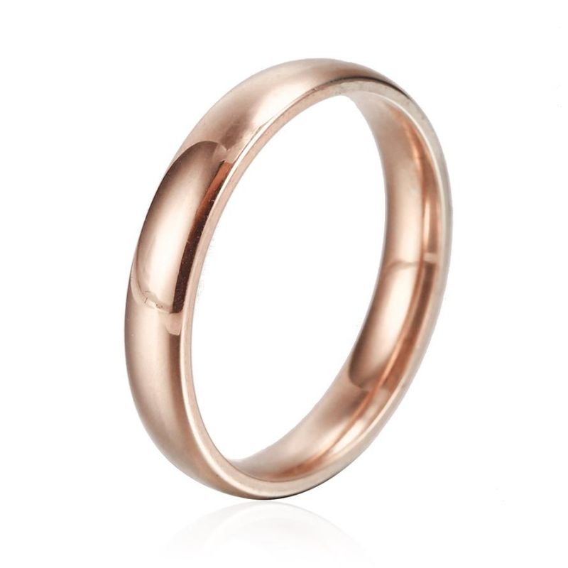 Stylish Individual Woman Rings Luxury Jewelry Plating 18K Gold Jewelry Women Stainless Steel Rings