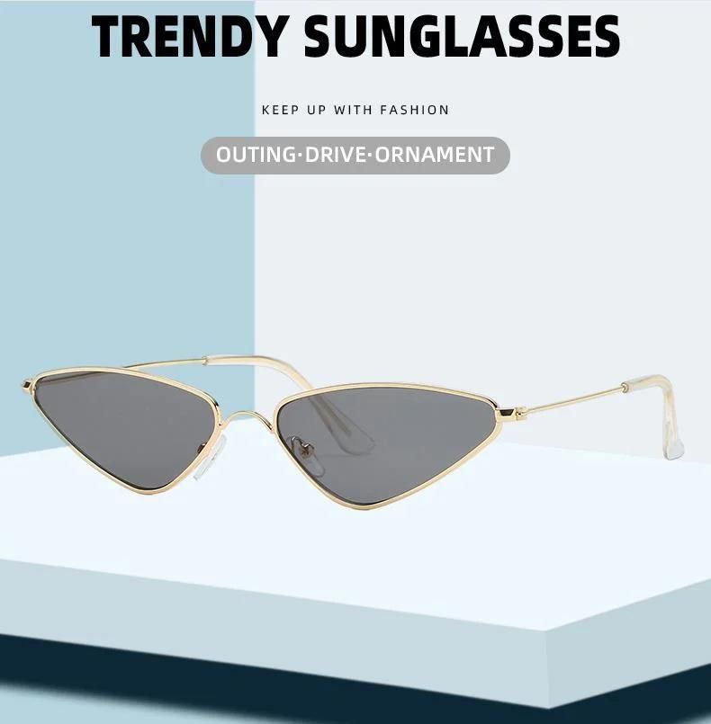 Triangle Sunglasses European and American Fashion Small Frame Sunglasses