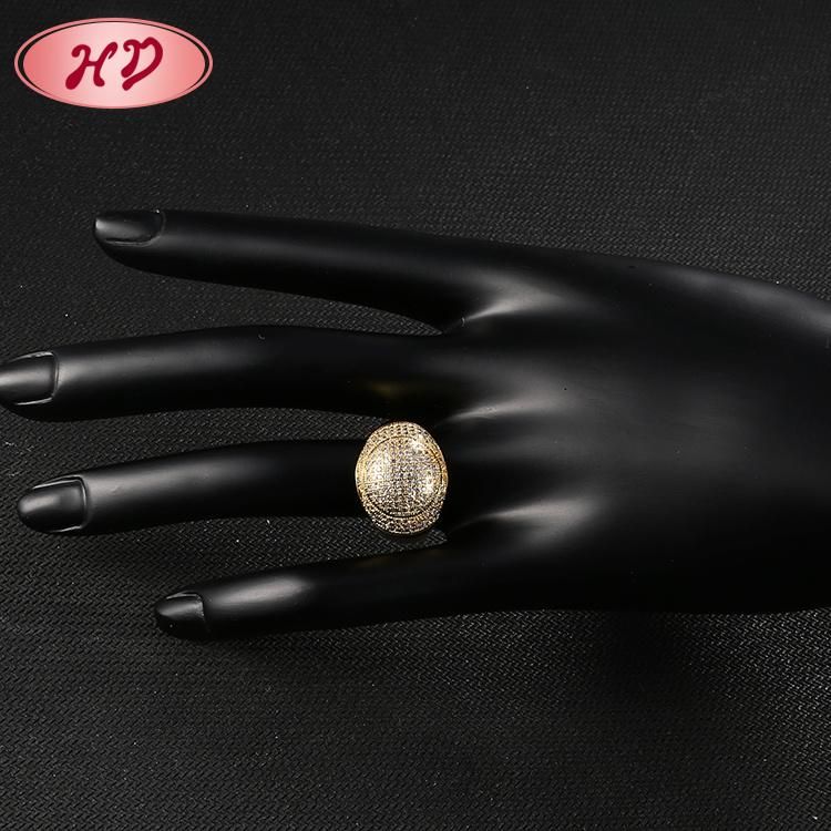 Women Fashion 18K Gold Plated Silver Stainless Steel Wedding Engagement Finger Rings Jewelry Design