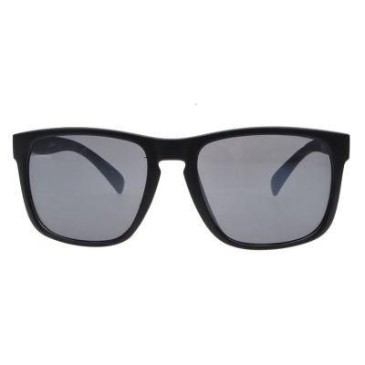 2017 Black Square Shape Fashion Sunglasses with Silver Decoration