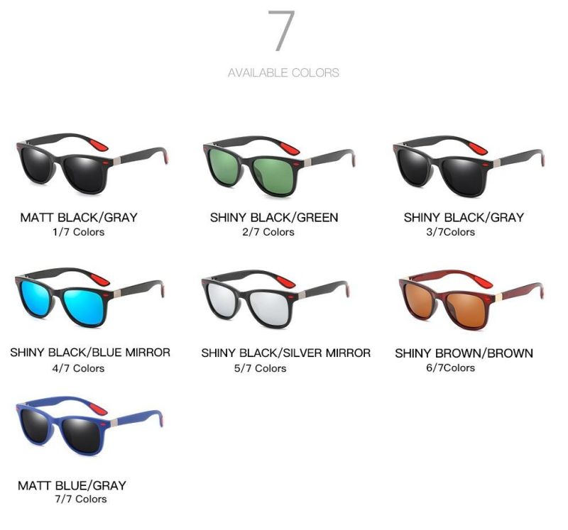 UV400 Custom Logo Printed Men Sunglasses Polarized