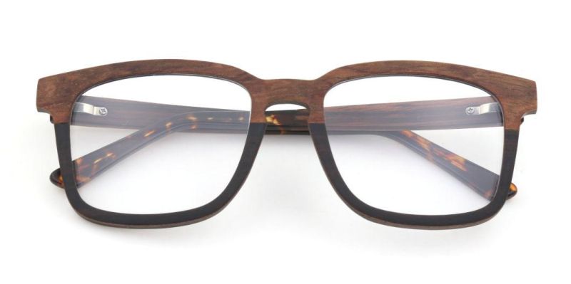 New Design Wholesale Fashionable Wooden Optical Frames Eyewear Ready to Ship