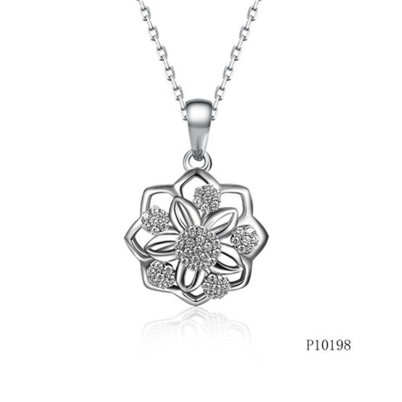 Wholesale Fashion Silver Jewelry of Rotating Pendant