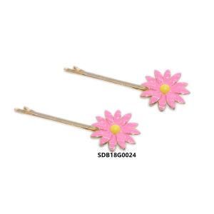 Enamel Daisy Flower Hardware Fashion Hair Clip