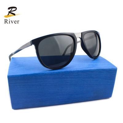 P0075 Fashion Metal Frame Ready Polarized Men Tr Sunglasses