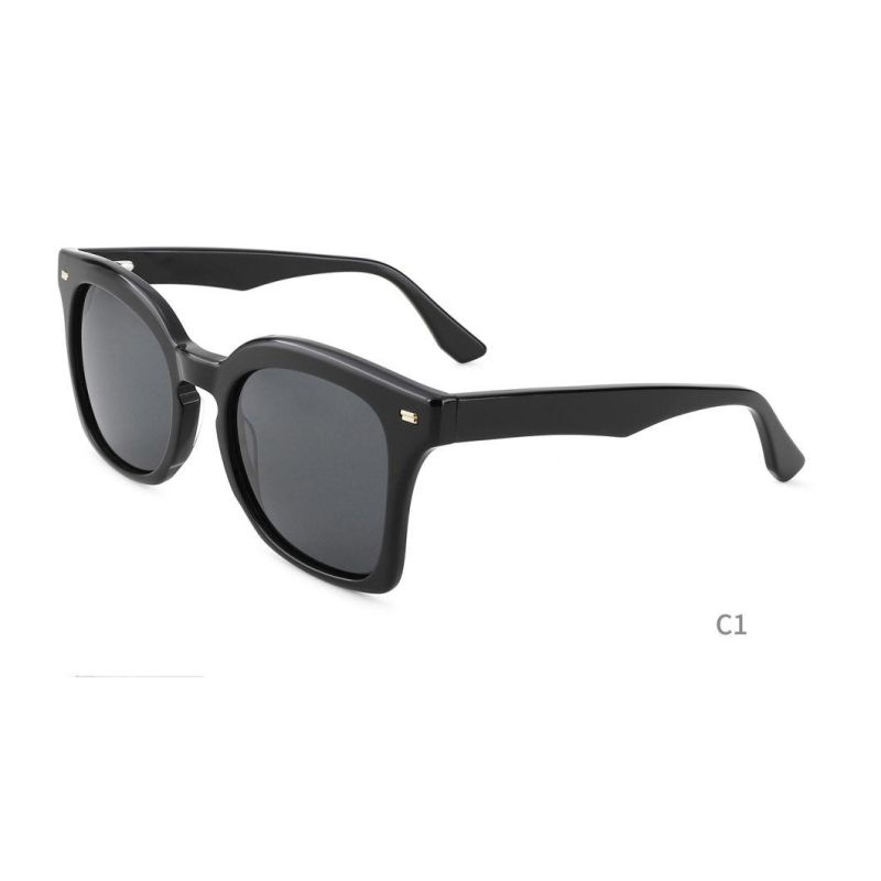 Comfortable Acetate Sunglass for Men UV400 Polarized Sunglass