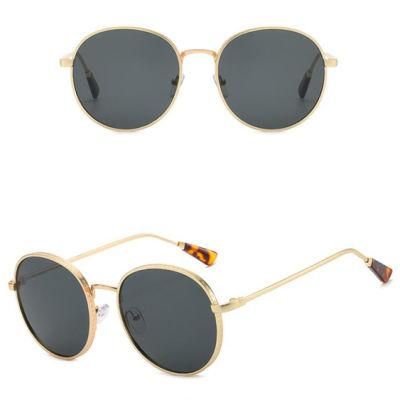 Good Quality Round Frame Metal Material Fashion Sunglasses Ready Goods