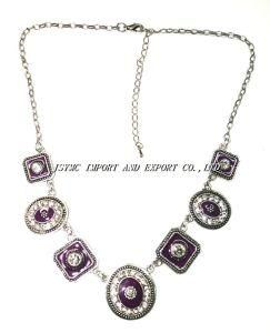 Fashion Necklace Alloy and Rhinestone (JSY-J0046)