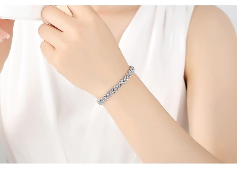 Luxury Jewelry AAA+ Cubic Zircon Bangle Bracelet
