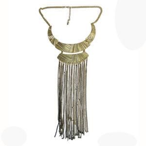 Jewelry Long Metal Tassel Necklace for Women Beauty