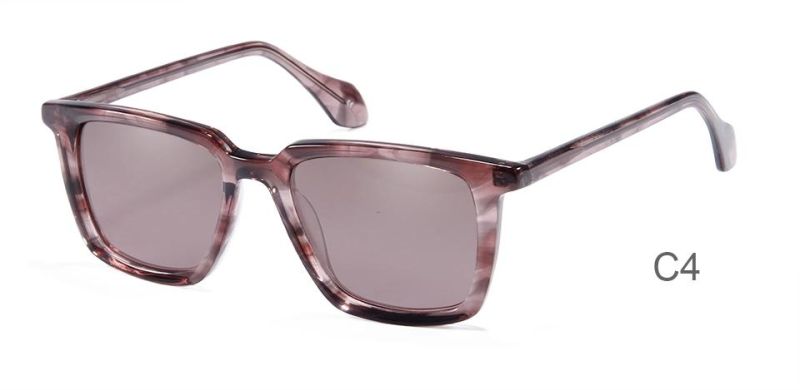 Lunettes-Soleil Square Vintage Tac Polarized Lenses Sunglasses Gafas De Sol Women 2022 Men Acetate Sunglasses Oculos De Sol