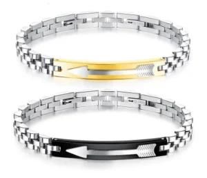 High Quality Stainless Steel Arrow Bracelets Fashion Bangles for Men