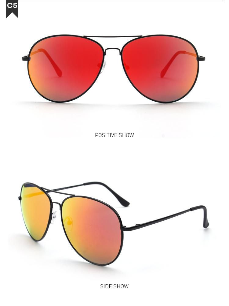 Wholesale Rayban UV400 Handmade Aviation Men Polarized Double Bridge Sunglasses