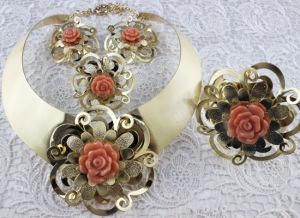 Gergeous African Big Flower Jewelry Sets (EF0032)