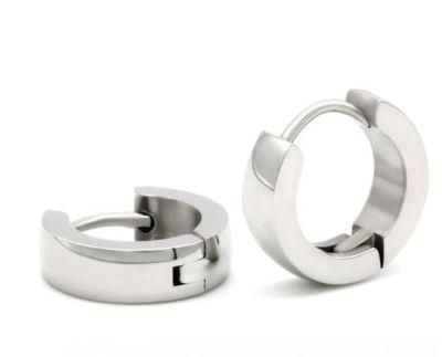 Top Selling 925 Sterling Silver Shining Hoop Earrings