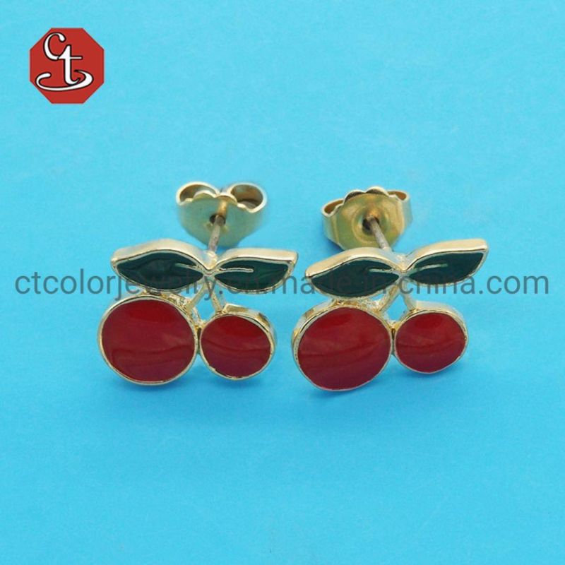 Popular Holy Cross Silver Earring 14K Color Heart Love Earring Fashion Sterling 925 Silver Jewelry