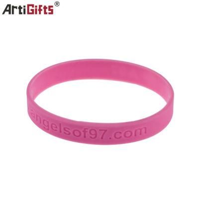 Rainbow Silicone Wristband Custom Bracelet Cheap