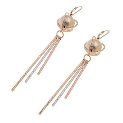 Gold-Plated Fashion Jewelry Aretes Largos Wholesale Earrings