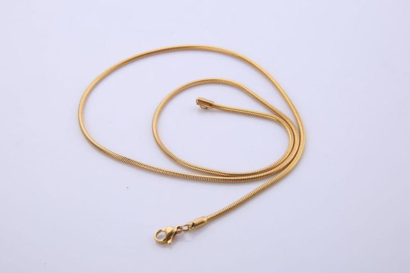 Wholesale Dainty Round Snake Chain Necklace Easily with Pendants 14-36 Inch for Unisex