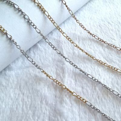 Fashion Jewelry Stainless Steel Gift Curb Chain Long and Short