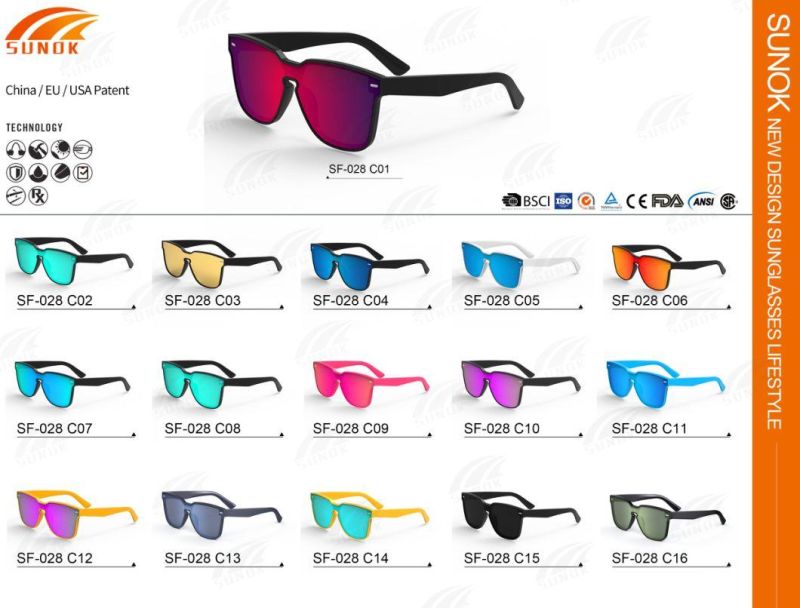 Sunok Brand Retro Men Polarized High Quality Sunglasses Polarized Sun Glasses