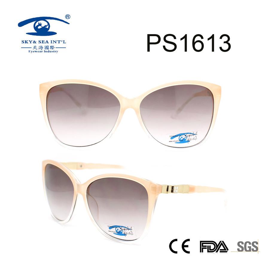 New Arrival Fashion with Dimond on The Temple Lady Sunglasses (PS1613)