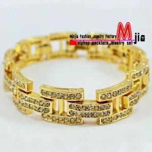 Iced out Cubic Zirconia Wrist Bracelet Bling Xqo901